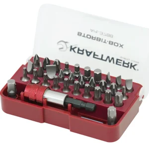 CAIXA DE BITS 1/4″ 33 PEÇAS – KRAFTWERK